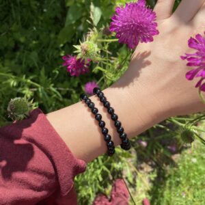 Obsidian Armband · 6mm