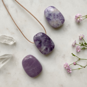MERKABA Kette mit Lepidolith