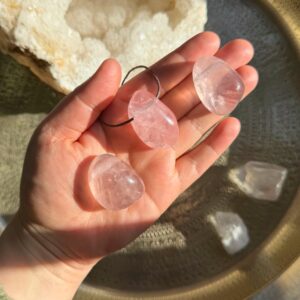 MERKABA Kette mit Rosenquarz · A+ Qualität