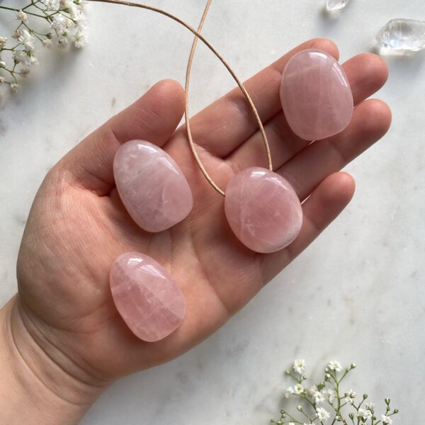 MERKABA Kette mit Rosenquarz · A-Qualität – Bild 3