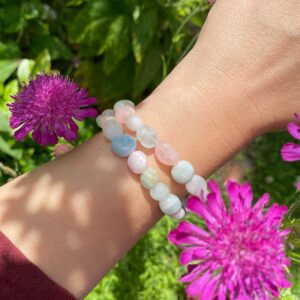 Buntes Beryll Freeform Armband