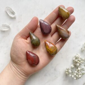 MERKABA Kette mit Versteinertem Holz Tropfen