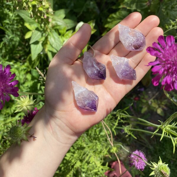 MERKABA Kette mit Amethyst Naturkristall – Bild 7
