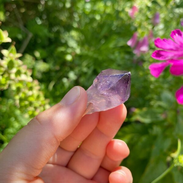 MERKABA Kette mit Amethyst Naturkristall – Bild 4