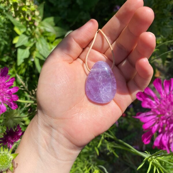 MERKABA Kette mit großem Amethyst · A-Qualität – Bild 2