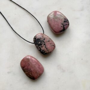 MERKABA  Kette mit Rhodonit