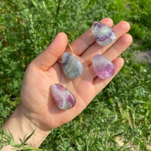 MERKABA Kette mit Regenbogenfluorit