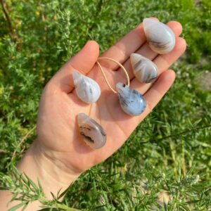 MERKABA Kette mit gebändertem Achat