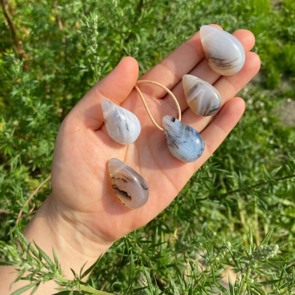 MERKABA Kette mit gebändertem Achat
