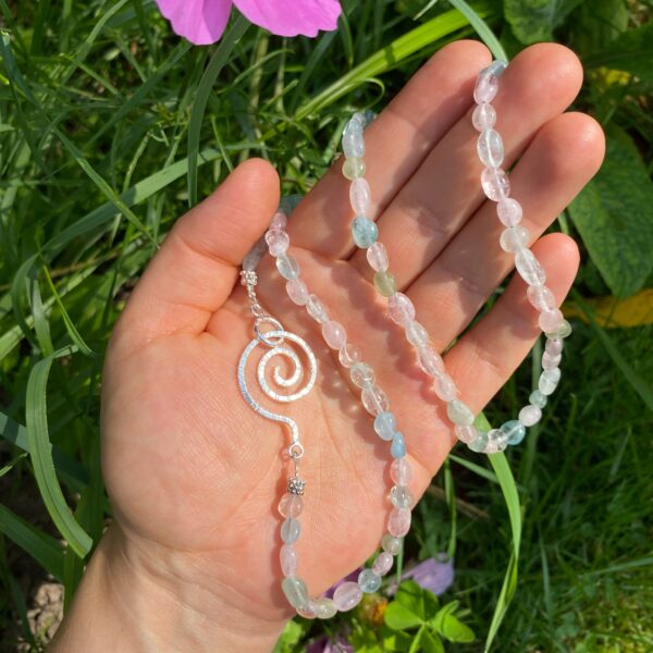 WISE WOMAN Bunter Beryll · 925 Silberspirale – Bild 2