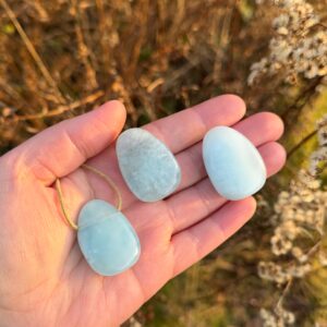 MERKABA Kette mit Aquamarin · A-Qualität