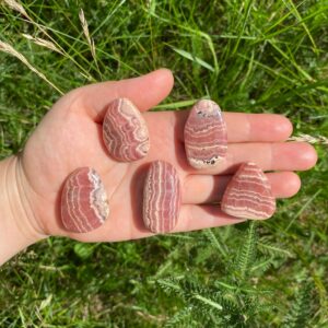 MERKABA Kette mit Rhodochrosit · A Qualität