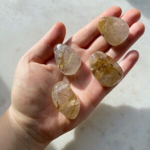 MERKABA Kette mit Rutilquarz · A-Qualität