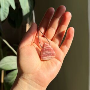 MERKABA Kette mit Rhodochrosit · A Qualität