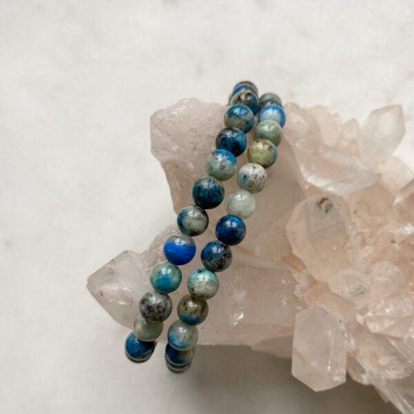 K2 (Azurit in Gneis) Armband · 6mm