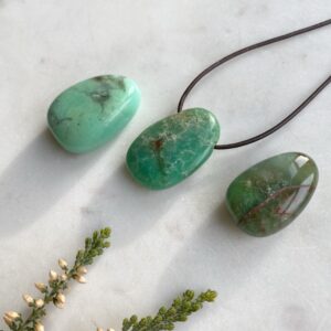 MERKABA Kette mit Chrysopras