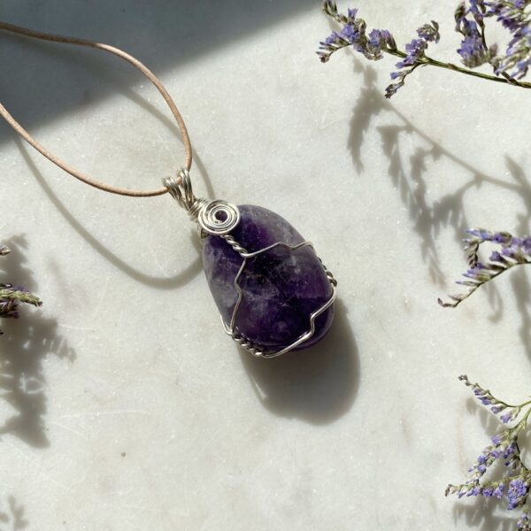 Amethyst in 925er Silber · UNIKAT – Bild 3