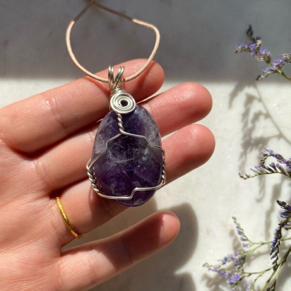 Amethyst in 925er Silber · UNIKAT – Bild 2