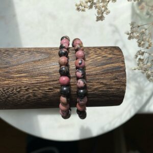 Rhodonit Armband · 6mm