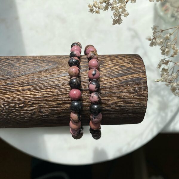Rhodonit Armband · 6mm