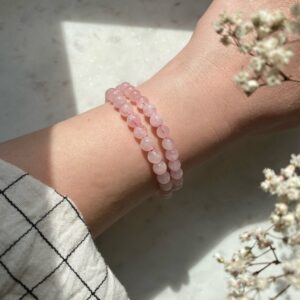 Morganit Armband · A-Qualität · 5-6mm