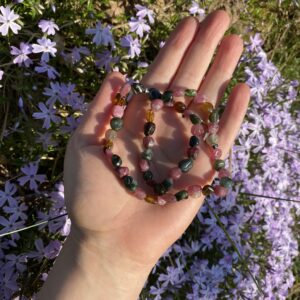 Freeform Armband mit Buntem Turmalin