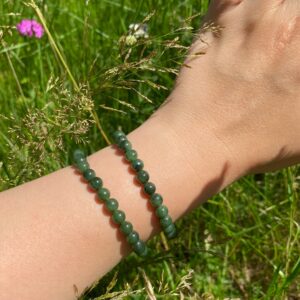 Armband mit echter Nephrit Jade · 6mm