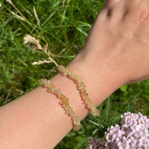 Zartes Rutilquarz Splitterarmband