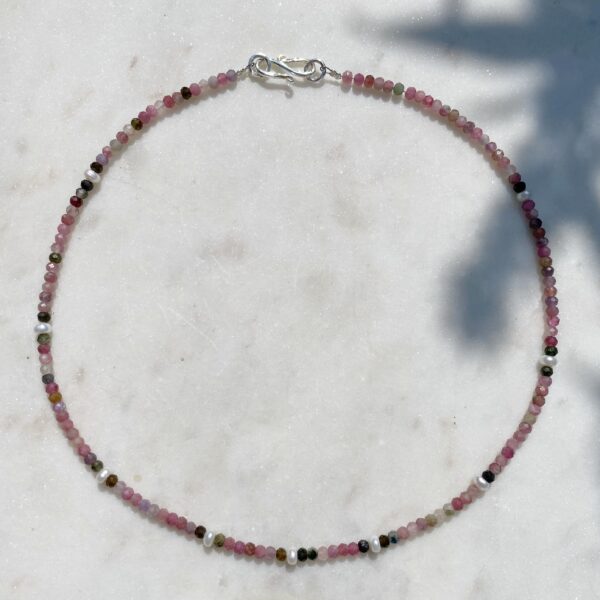 AUFBLÜHEN Rubellit (Turmalin pink) · Süßwasserperle – Bild 2