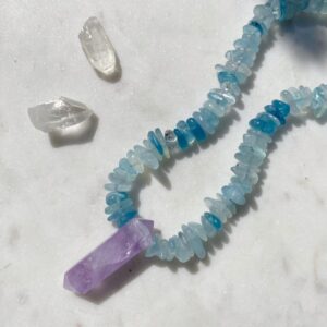 STIMME DES HIMMELS Aquamarin · Amethystspitze