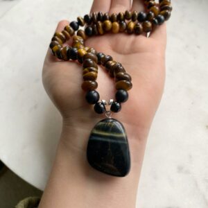 LEBENSKRAFT • Tigerauge • Falkenauge • 925er Silber