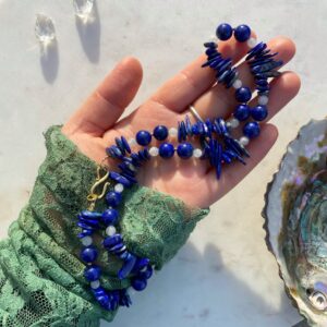 HEILERIN Lapislazuli · Regenbogenmondstein