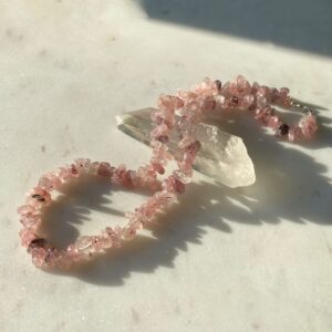 ERDHÜTERIN · Red Healer Splitterkette • 925er Silber