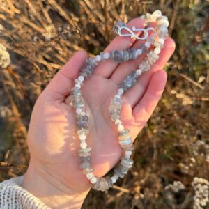 INNERES LICHT Labradorit • Regenbogenmondstein • 925er Silber