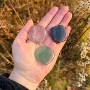 Regenbogenfluorit Scheibenstein