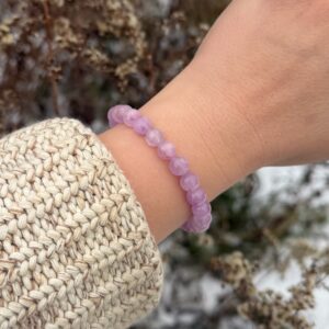 Kunzit Armband • A+ Qualität • 7-8mm