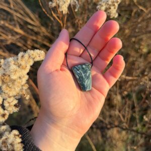 MERKABA Kette mit Seraphinit · geschliffen