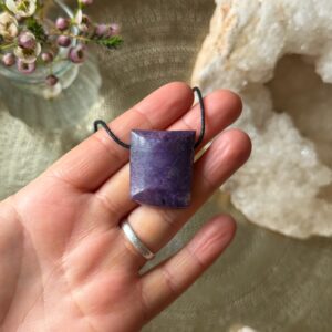 MERKABA Kette mit Charoit · UNIKAT#2