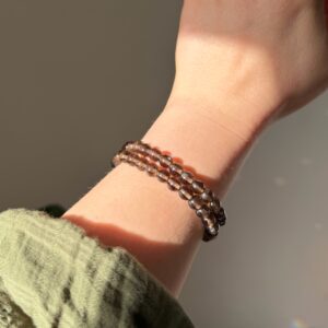 Rauchquarz Armband · 6mm