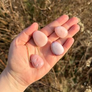 MERKABA Kette mit Rosa Andenopal