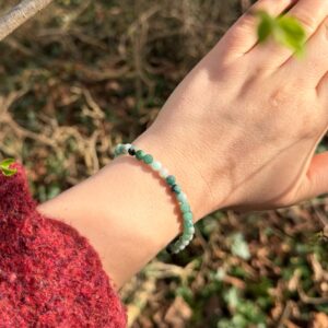 Smaragd Armband · facettiert · 5mm