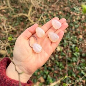 MERKABA Kette mit Rosa Chalcedon