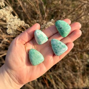 MERKABA Kette mit Birma Jade