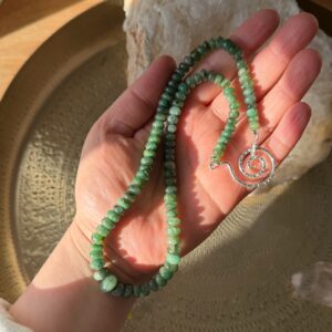 Kette Smaragd · Spiralverschluss · EINZELSTÜCK