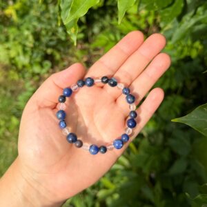 INNERE WAHRHEIT Armband mit Sodalith & Bergkristall