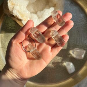 MERKABA Kette mit Rauchquarz Naturspitze • Empfängerkristall