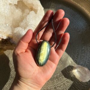 MERKABA Kette mit Labradorit · A+ Qualität · UNIKAT #7