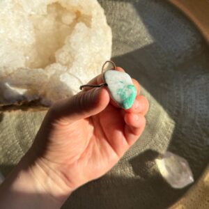 MERKABA Kette mit Smaragd in Matrix · UNIKAT #2