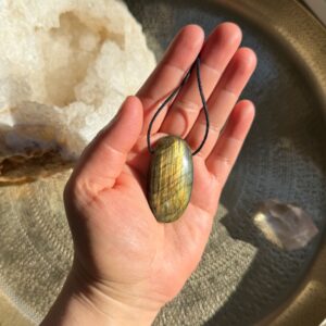 MERKABA Kette mit Labradorit · A+ Qualität · UNIKAT #1