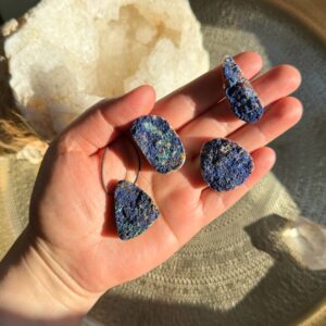 MERKABA Kette mit Azurit-Malachit (kristallin)